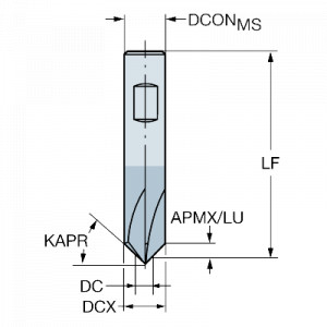 Freza carbura Plura 1, Sandvik Coromant, 1C050-0150-060-XB 1620 - Img 2