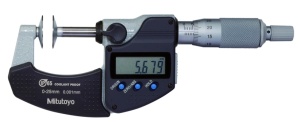Micrometru digital cu disc, nicovala si ax D=20mm 0-25mm, Mitutoyo, 323-250-30