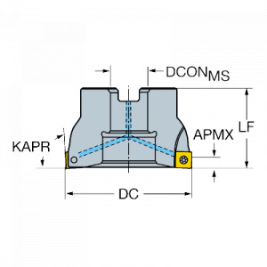 Corp frezare, Sandvik Coromant, 490-063Q22-08M - Img 2