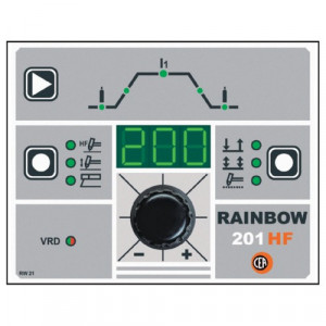 Echipament de sudare TIG si cu electrod Rainbow 202 HF PRO, Ceaweld, reglare electronica, alimentare monofazata, inverter DC 2