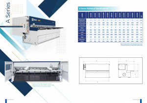 Foarfeca ghilotina electro-mecanica de debitat tabla iShear A03-2060, MVD INAN 4