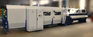 Linie de debitare automata MC3000 cu masina de debavurare DM3000, lungime maxima debitare 3000 mm, incarcator automat, Pedrazzoli 2