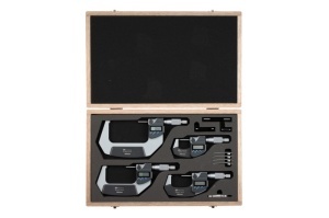 Micrometru digital IP65 Set 4 buc. Mitutoyo 293-963-30, 0 – 100 mm - Img 2