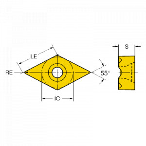 Placuta, Sandvik Coromant, TR-DC1304-F 2025 - Img 2