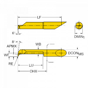Placuta "Swiss", Sandvik Coromant, CXS-07T098A08-7255R 1025 - Img 2