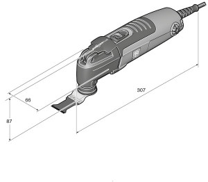Scula oscilanta FEIN MULTIMASTER MM 300 PLUS START