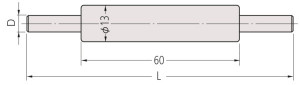 Standard de setare pentru micrometru, Mitutoyo, lungime 175 mm, 167-107 3