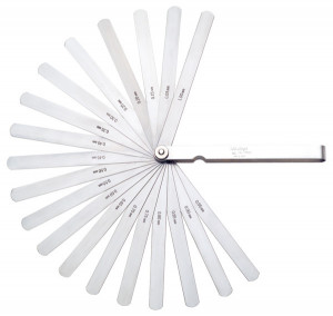 Calibru pentru masurarea grosimii, Mitutoyo, 0,05-1mm, 20 foi, lama de 150mm, 184-304S