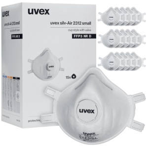 Masca FFP3 cu supapa (15 buc) Uvex 8762312 - Img 2