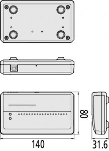 Receptor U-WAVE-R cu U-WAVEPAK, Mitutoyo, 02AZD810D 2