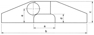 Atasament pentru adancime pentru subler, Mitutoyo, latime 100mm, 050084-10 5