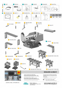 Fierastrau automat 300x320 A-CNC-R II Generation echipamente optionale