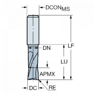 Freza carbura Plura 2, Sandvik Coromant, R216.22-02030AAJ20G 1610 - Img 2