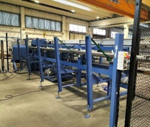 Linie de debitare automata MC3000 cu masina de debavurare DM3000, lungime maxima debitare 3000 mm, incarcator automat, Pedrazzoli 4