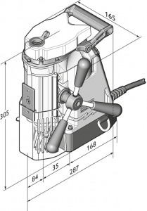Masina de gaurit cu carota si stand electromagnetic Fein KBB 40