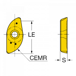 Placuta frezare, Sandvik Coromant, R216-16 03 M-M 4220 - Img 2