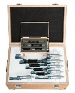 Set de micrometre exterioare cu design economic, Mitutoyo, 0-150 mm, 6 bucati, 0,01 mm, 103-913-50