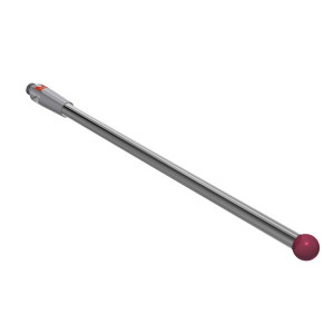 Stylus cu varf din rubin M2, Mitutoyo, Ø3,0mm, tija arbore din carbura Ø2,0mm, baza din otel inoxidabil Ø3,0mm, L 50,0mm, ML 47,5mm, K651268 1
