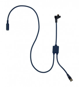 Cablu de conexiune U-WAVE-T F, pedala de comanda, tip drept si plat, Mitutoyo, 02AZE140F 1