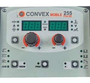 Echipament sudare Convex Mobile Pulse 255, Ceaweld, invertor multifunctional, invertor multiproces, control digital sinergic, polaritate interschimbabila 4