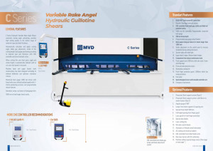 Foarfeca ghilotina electro-mecanica de debitat tabla iShear A03-2060, MVD INAN 7