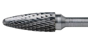 Freza biax carbura, diametrul 12 mm, arcuita varf rotunjit RBF122506X