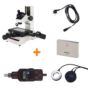 Microscop TM-1005B pachet complet cu masa XY 100x50mm, Mitutoyo, TMSET02