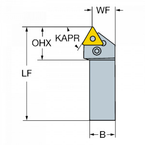 Suport strunjire, Sandvik Coromant, PTTNR 2525M 22 - Img 2