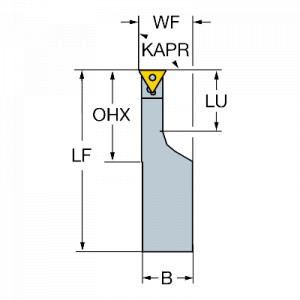 Suport strunjire, Sandvik Coromant, STFCL 2525M 16-A - Img 2