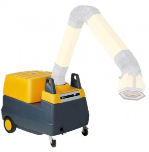 Echipament extractie noxe de sudare, Plymovent, unitate mobila MDF, brat 4 metri, filtru de unica folosinta 2