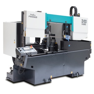 Fierastrau cu banda 340 CALIBER A-CNC, Pegas Gonda, automat, doua coloane