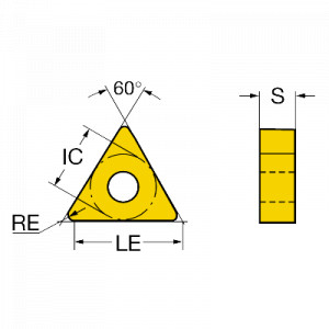 Placuta strunjire Inveio, Sandvik Coromant, TNMM 16 04 08-QR 4425 - Img 2