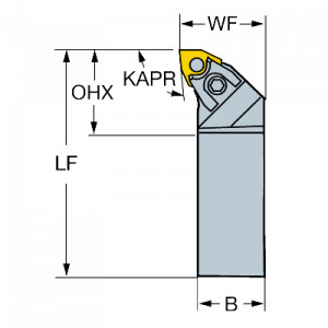 Suport strunjire, Sandvik Coromant, MWLNR 2020K 06 - Img 2