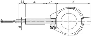 Trusa de alezaj cu 2 puncte, Mitutoyo, masurare interioara, sonda pentru masurare gauri extrem de mici, 10-18 mm, 0,001 mm, 526-125-20 3