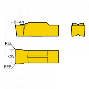 Placuta canelare/debitare, Sandvik Coromant, N123M1-1100-0008-GM 1125 - Img 2