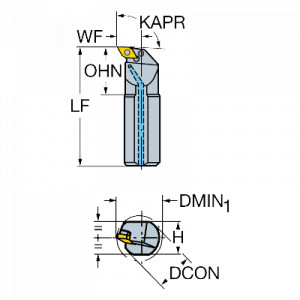 Suport strunjire, Sandvik Coromant, A25T-PDUNR 11 - Img 2
