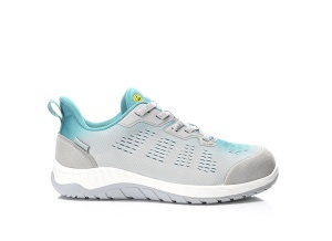 Pantofi LUANA grey-turquoise Low ESD S1 Elten 749125 - Img 2