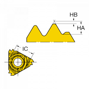 Placuta filetare, Sandvik Coromant, 266RL-22NT02A115E 1020 - Img 2