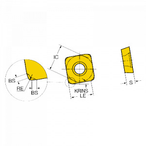 Placuta frezare, Sandvik Coromant, R210-09 04 14E-PM 4330 - Img 2