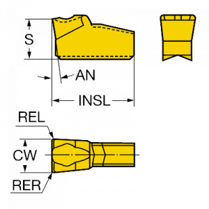 Placuta, Sandvik Coromant, N151.2-250-5E 1125 - Img 2