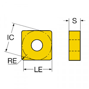 Placute de aschiere SNMG 12 04 08-PM 4425, Sandvik Coromant, T-Max, 10 bucati 2