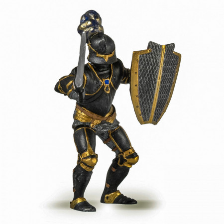 PAPO FIGURINA CAVALER IN ARMURA NEAGRA