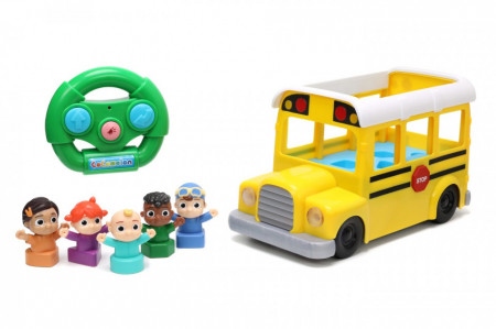 COCOMELON AUTOBUZUL SCOLAR RC CU SUNETE SI LUMINI SCARA 1:18