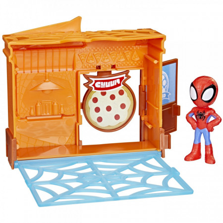 SPIDEY PRIETENII EXTRAORDINARI CITY BLOKS SET DE CONSTRUCTIE PIZZERIE