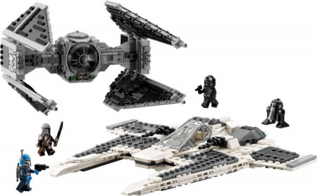 LEGO STAR WARS FING FIGHTER MANDALORIAN VS TIE INTERCEPTOR 75348