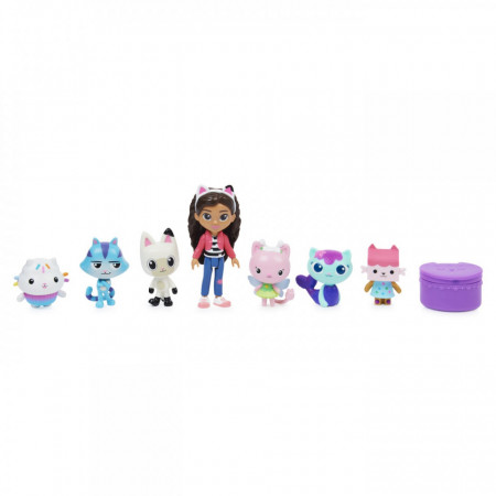 GABBYS DOLLHOUSE SET 7 FIGURINE DELUXE