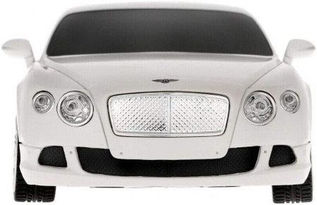 MASINA CU TELECOMANDA BENTLEY CONTINENTAL GT ALB CU SCARA 1 LA 24