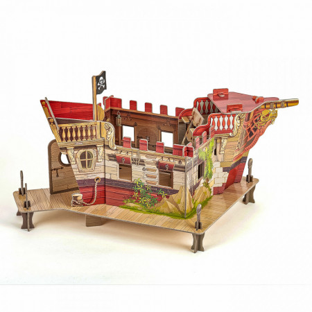 PAPO FIGURINA PUZZLE 3D CORABIE PIRATI