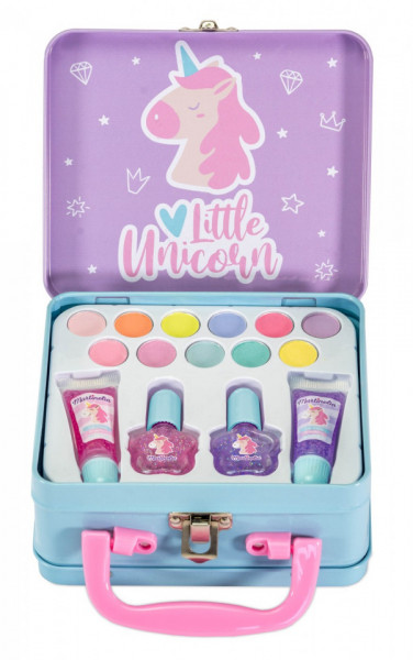 MARTINELIA LITTLE UNICORN SET DE INFRUMUSETARE IN CUTIE METALICA