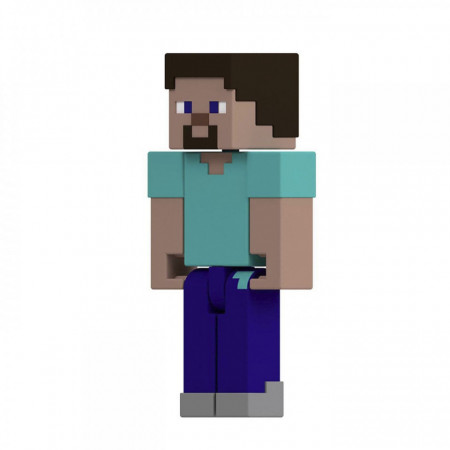 MINECRAFT CRAFT A BLOCK FIGURINA STEVE 8CM